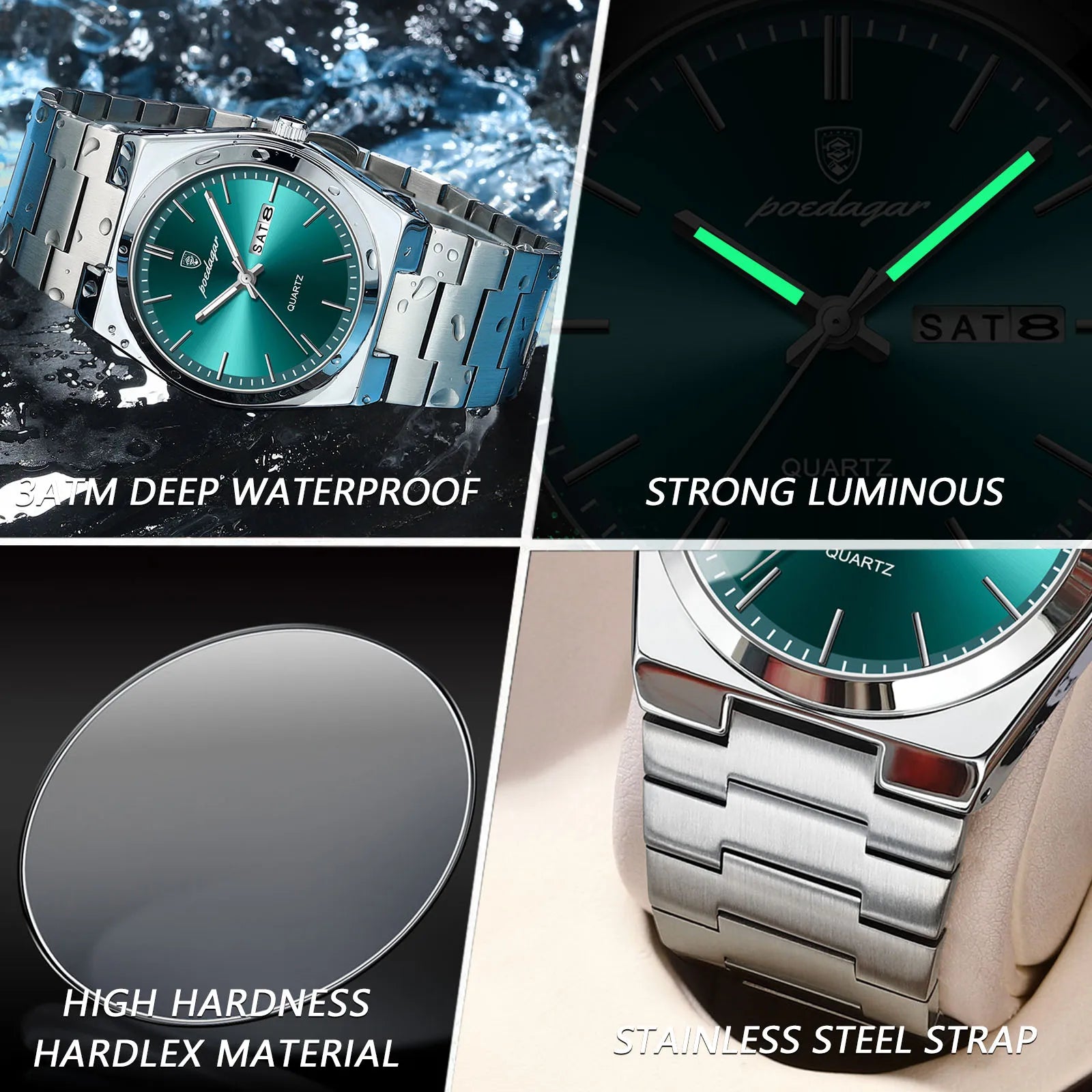 Signature Executive Watch & Bracelet Luxury Gift Set