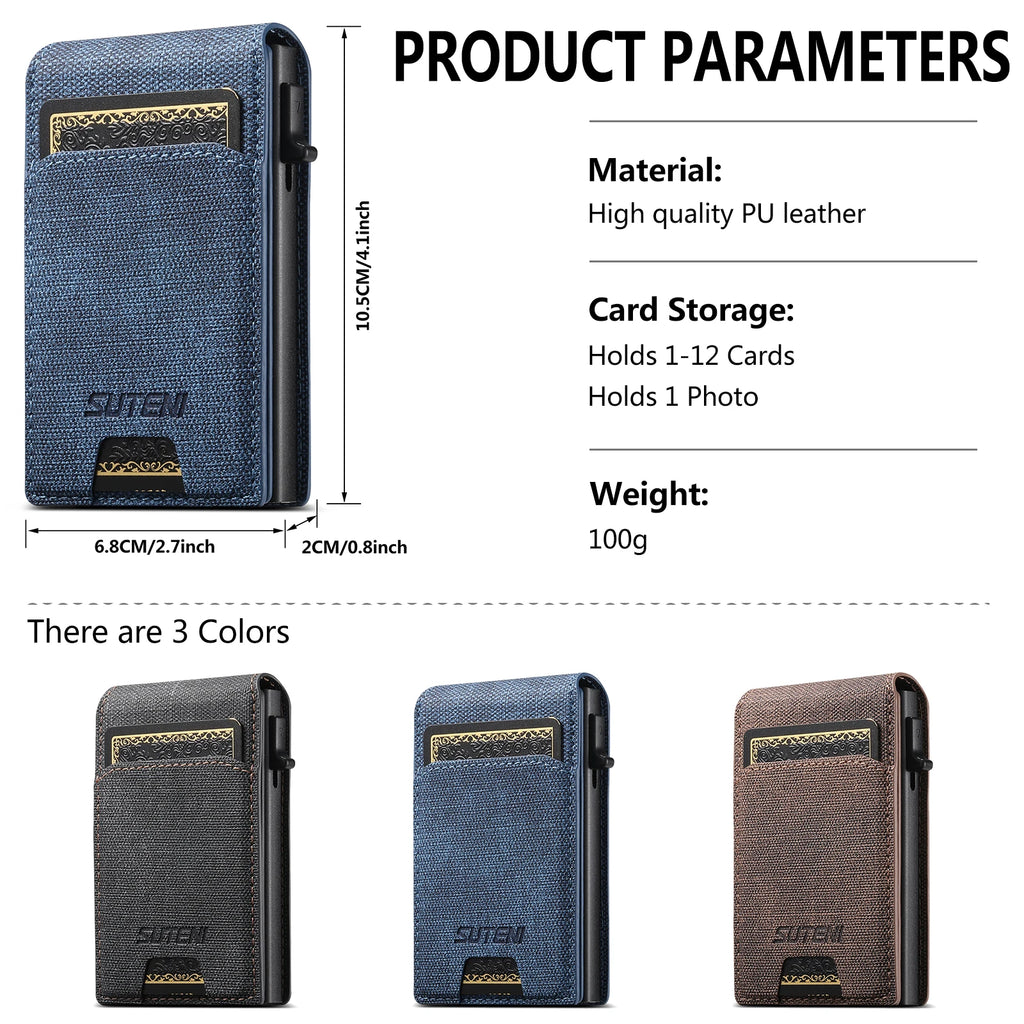 The Ascend Push-Out Leather Wallet