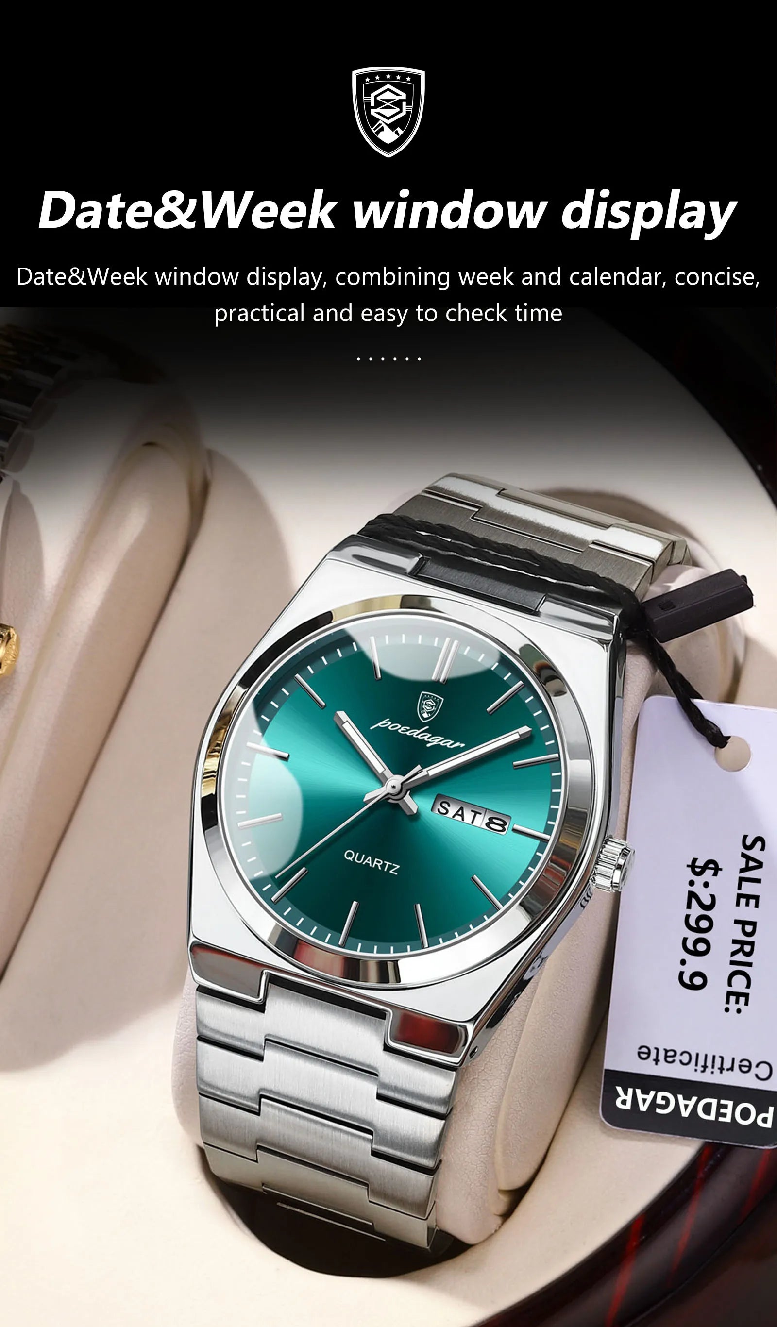 Signature Executive Watch & Bracelet Luxury Gift Set