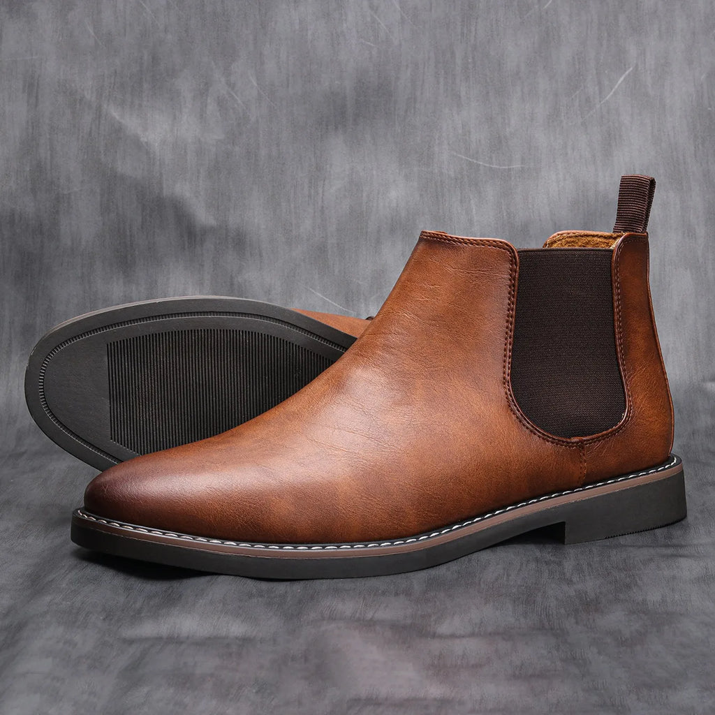 Signature Gentleman's Luxury Leather Chelsea Boots