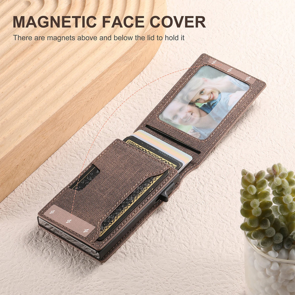 The Ascend Push-Out Leather Wallet