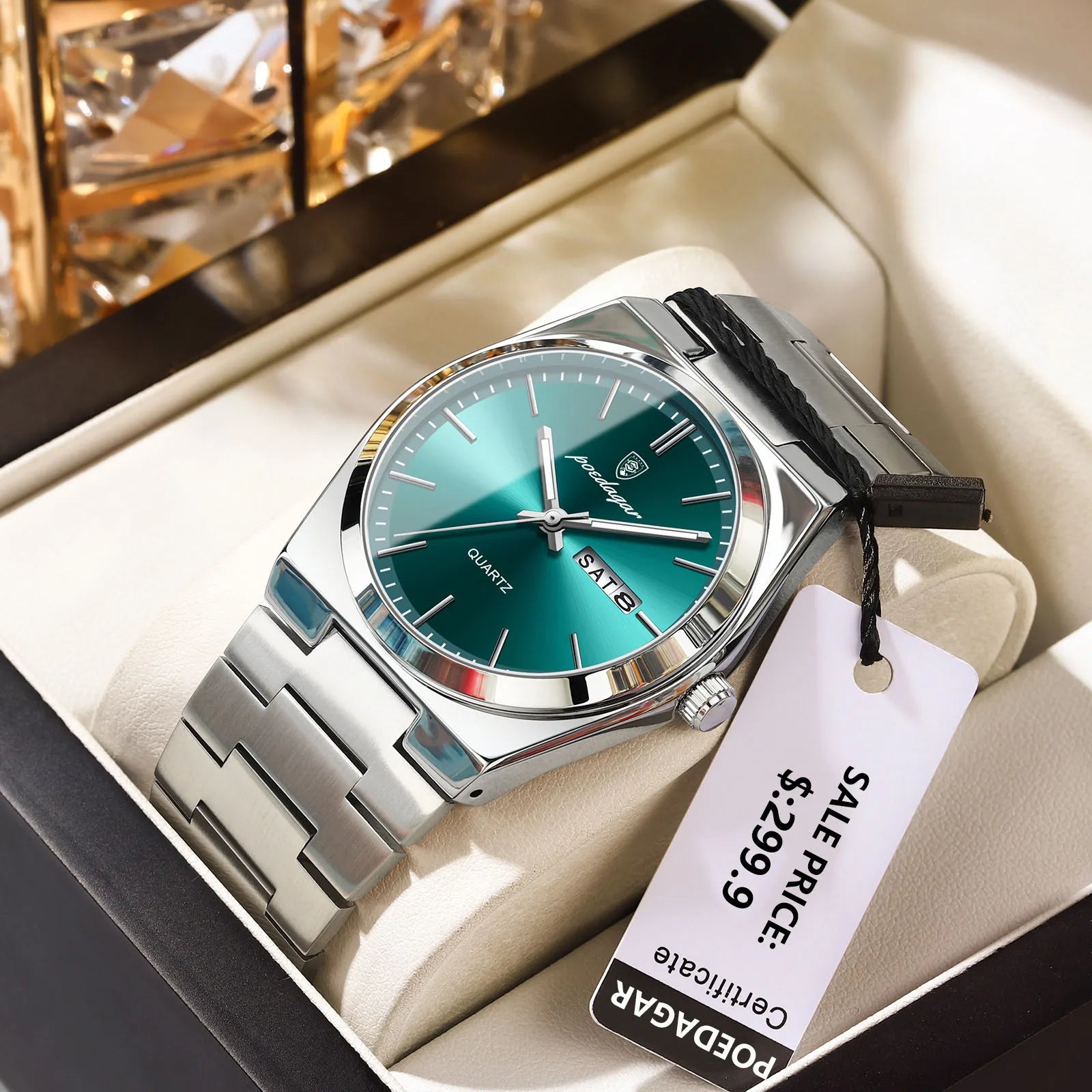 Signature Executive Watch & Bracelet Luxury Gift Set