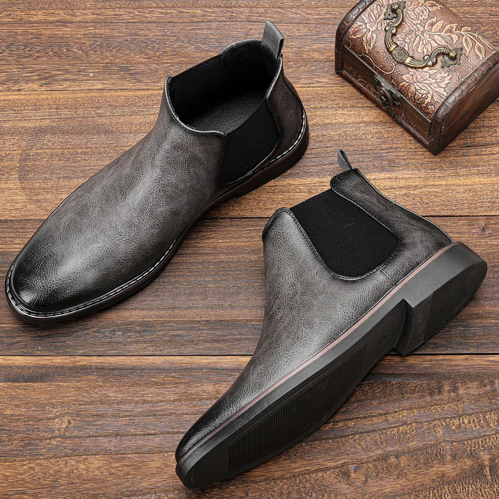 Signature Gentleman's Luxury Leather Chelsea Boots