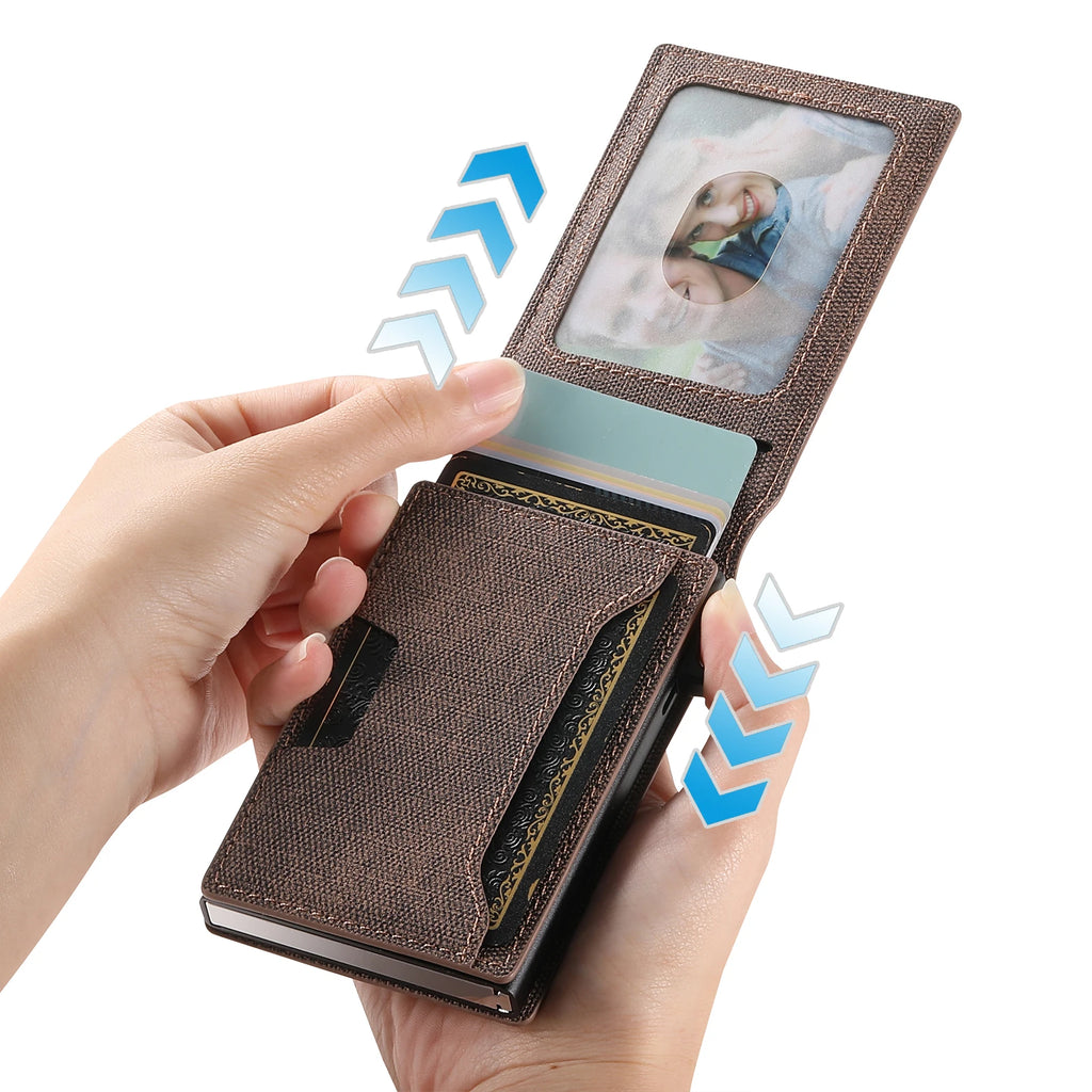 The Ascend Push-Out Leather Wallet