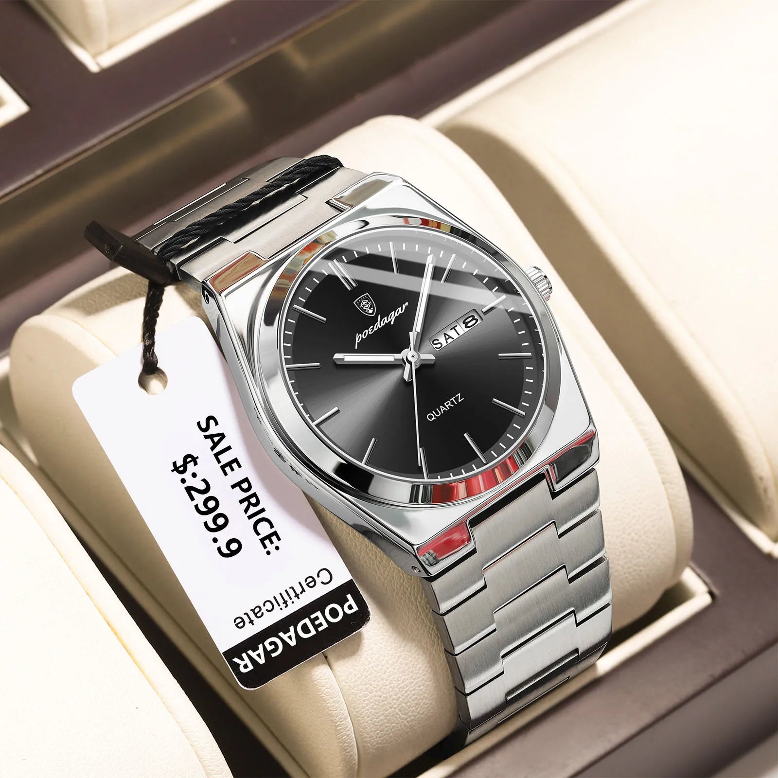 Signature Executive Watch & Bracelet Luxury Gift Set