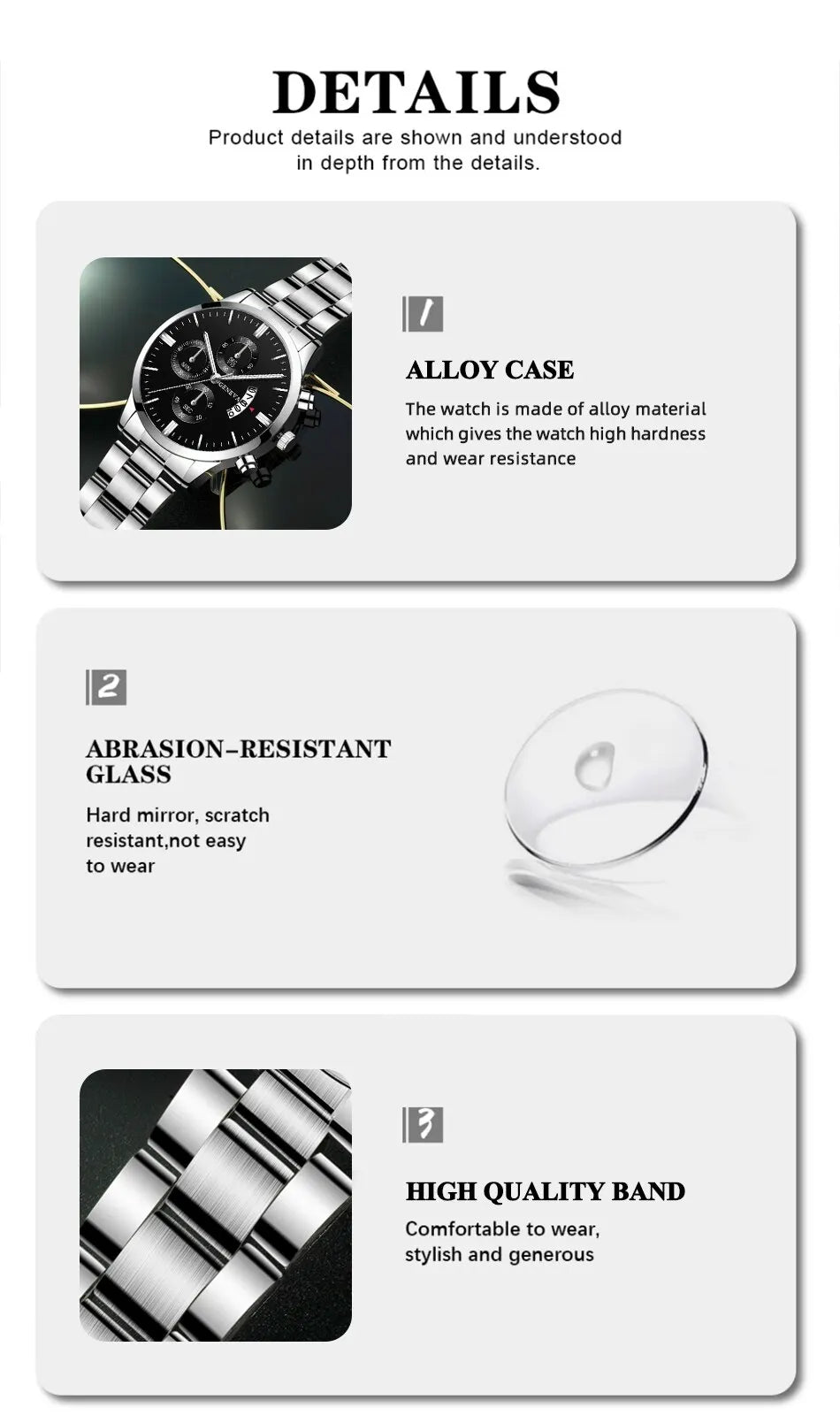 Signature Sterling Watch & Chain Executive Combo