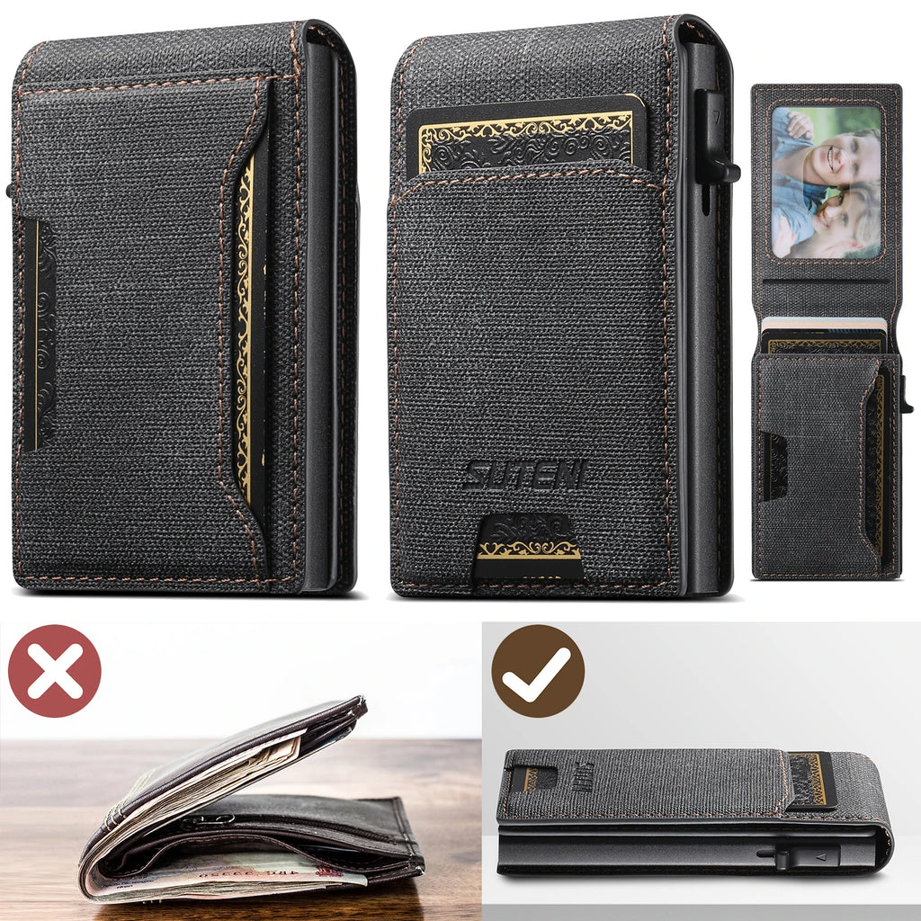 The Ascend Push-Out Leather Wallet