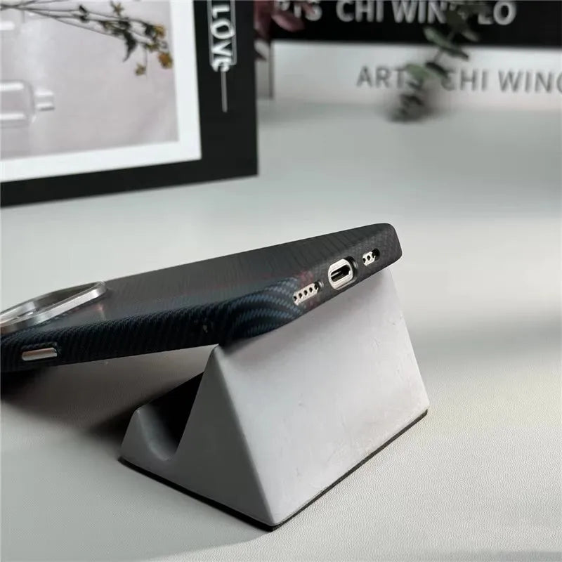 The Apex Carbon Fiber MagSafe Case