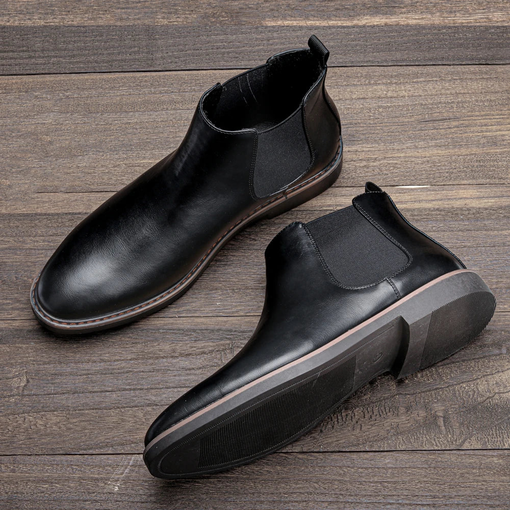 Signature Gentleman's Luxury Leather Chelsea Boots