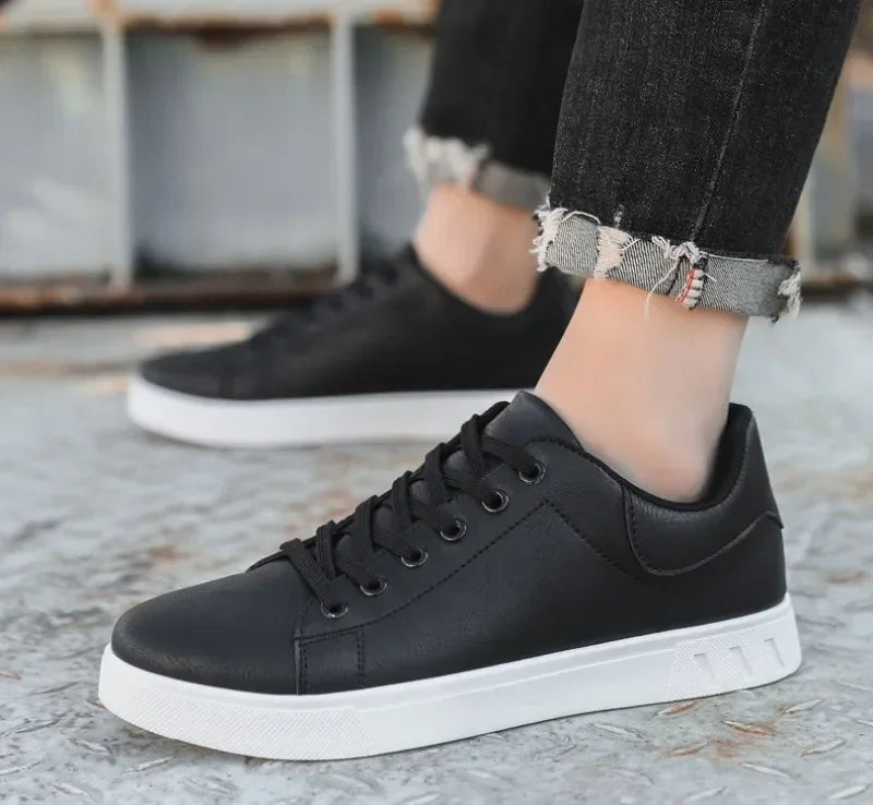 Signature Smart Casual Leather Sneakers for Men