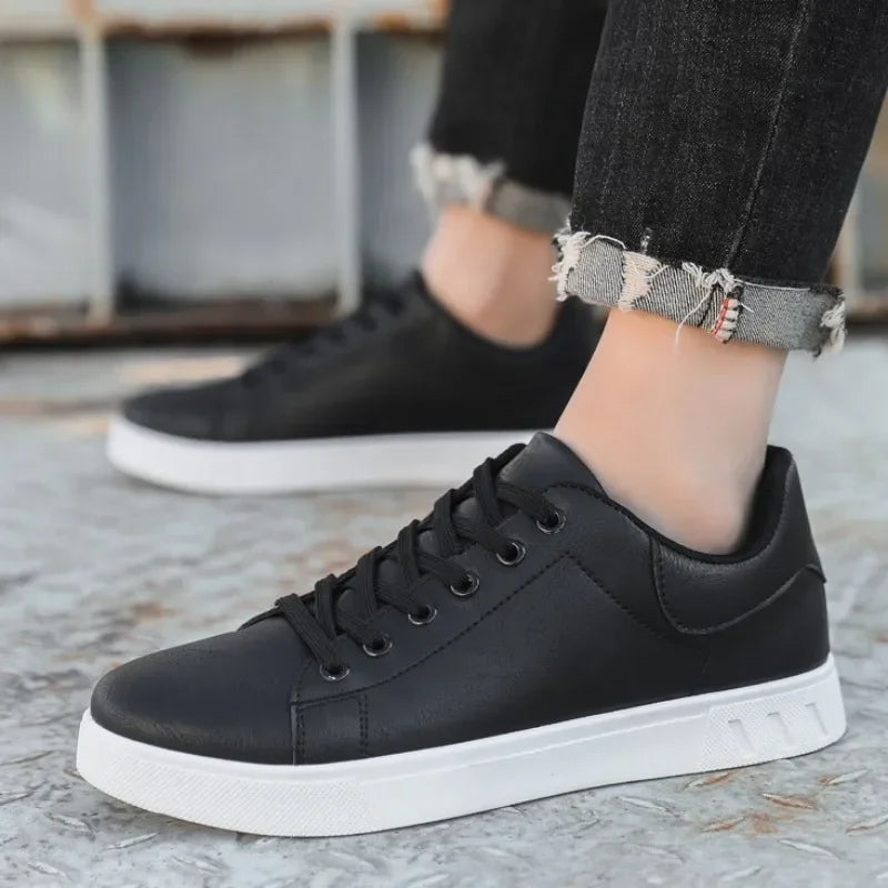 Signature Smart Casual Leather Sneakers for Men