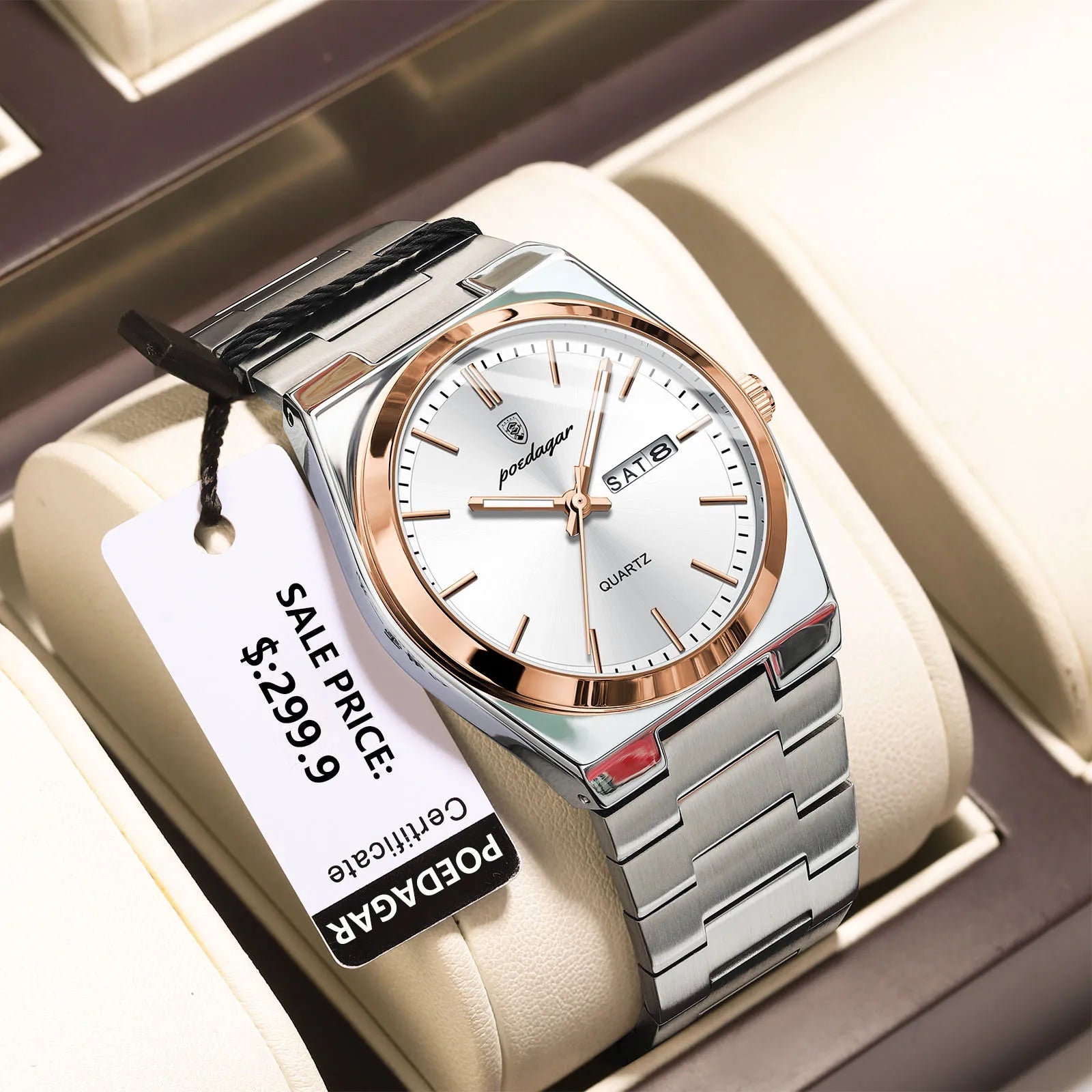 Signature Executive Watch & Bracelet Luxury Gift Set