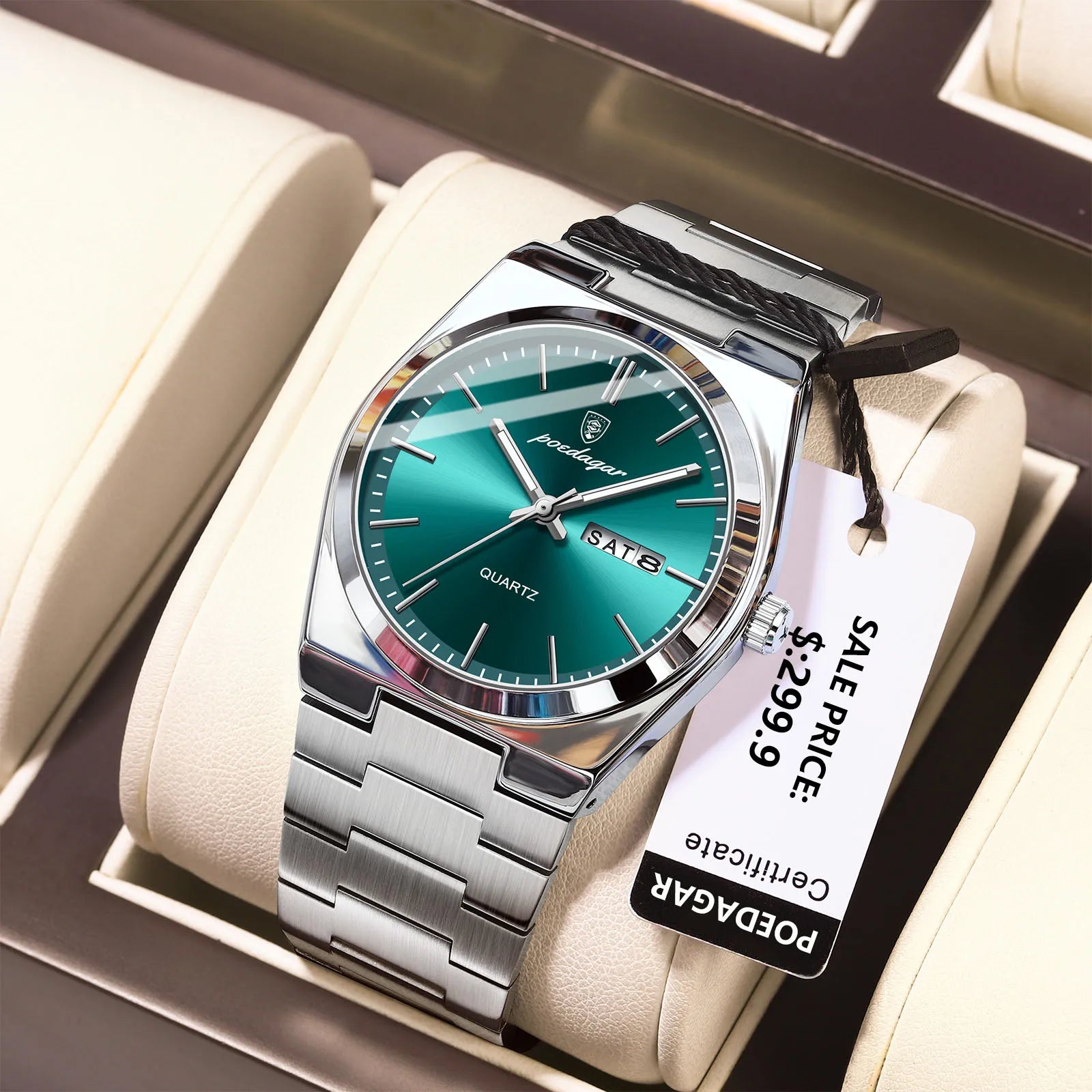 Signature Executive Watch & Bracelet Luxury Gift Set