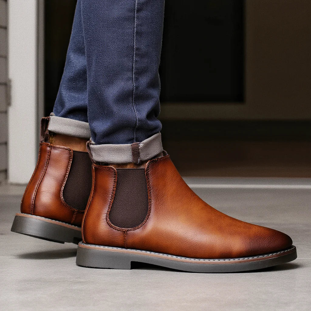 Signature Gentleman's Luxury Leather Chelsea Boots
