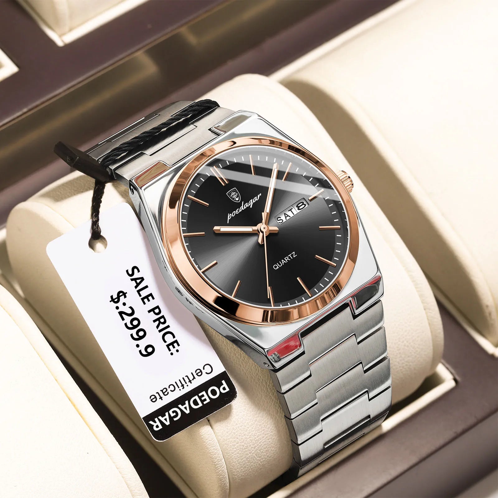 Signature Executive Watch & Bracelet Luxury Gift Set