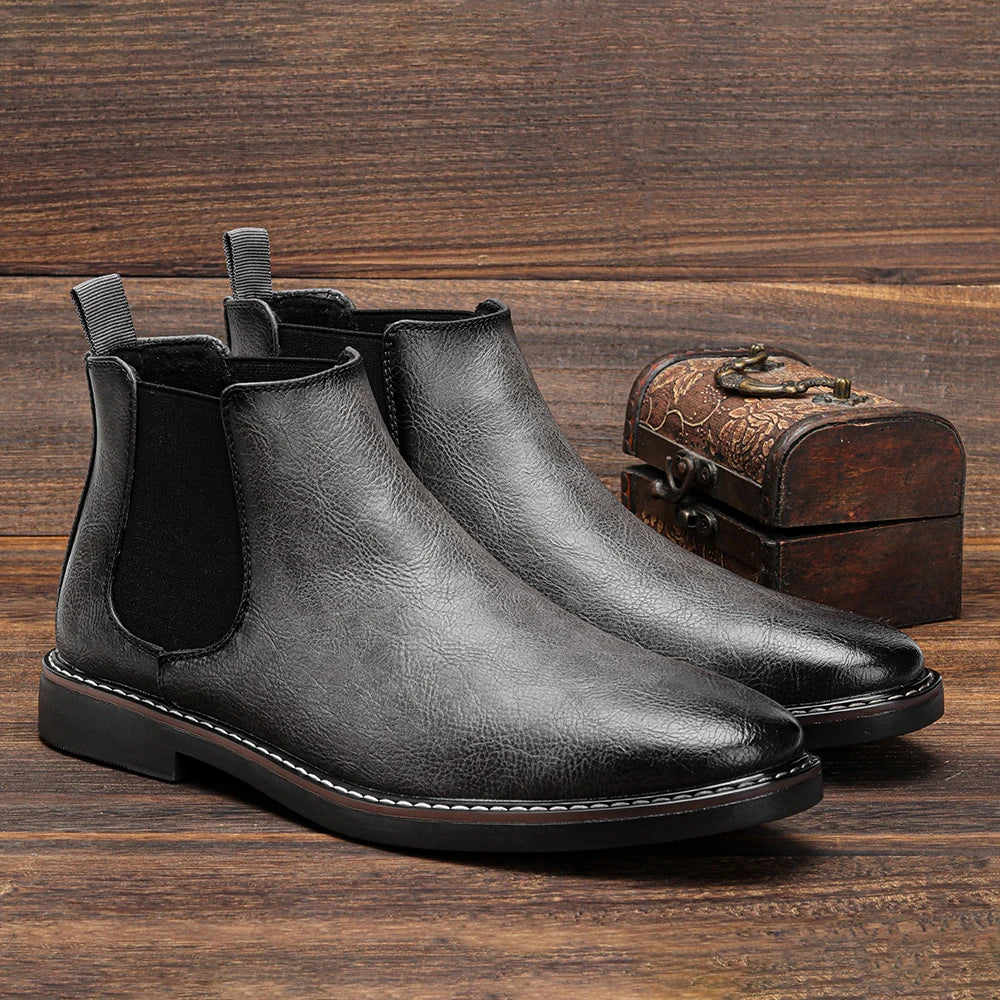 Signature Gentleman's Luxury Leather Chelsea Boots