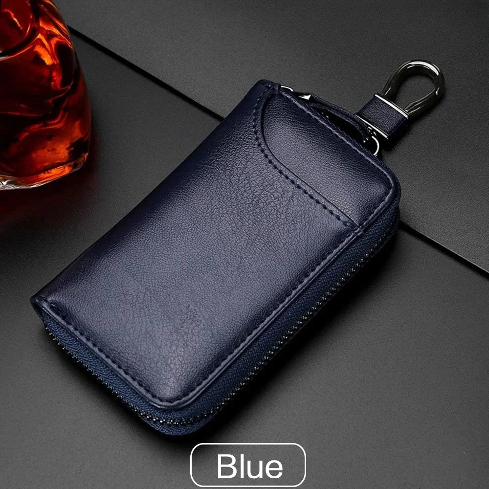 Signature Genuine Leather Key Organizer