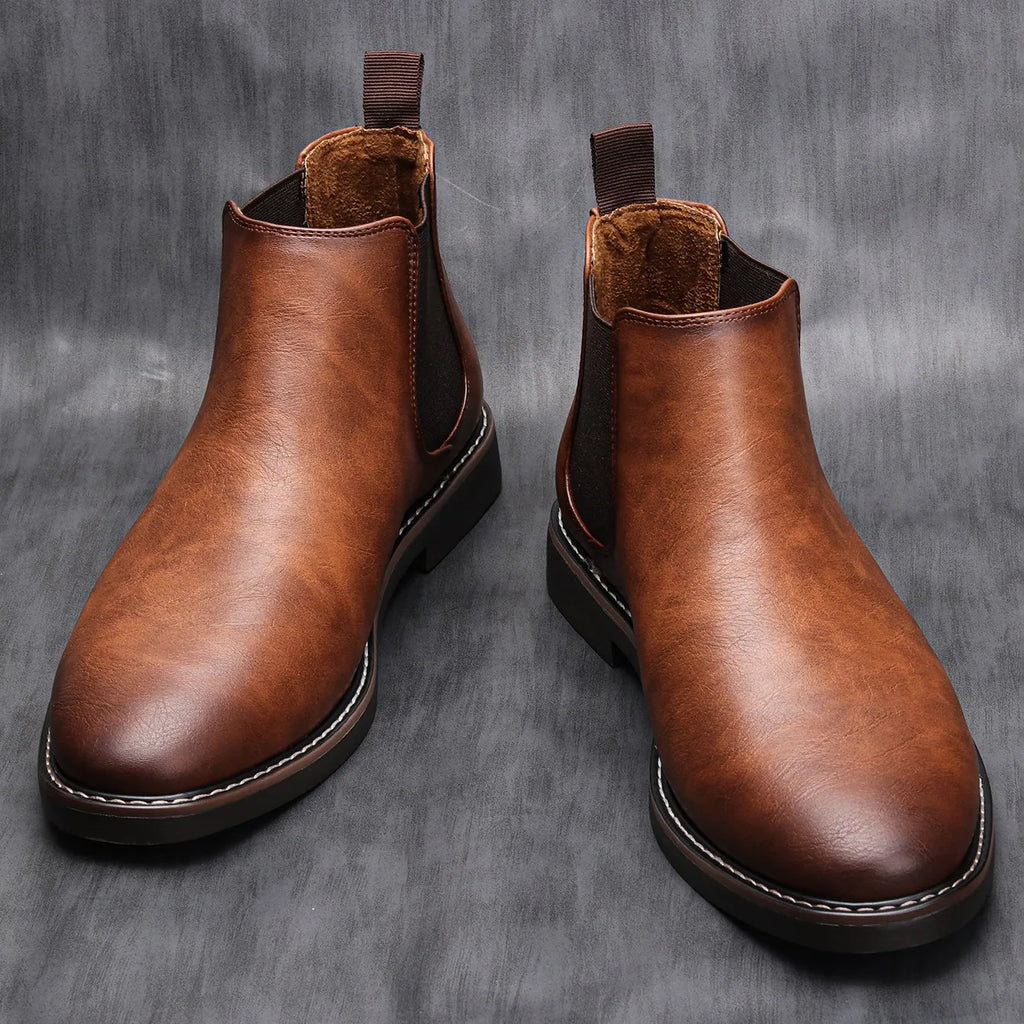 Signature Gentleman's Luxury Leather Chelsea Boots