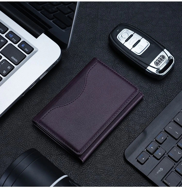 The Maverick MagSafe Leather Wallet Case