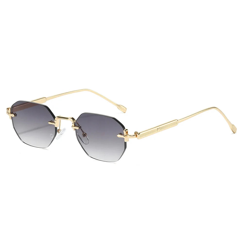 Signature Neo-Classic Rimless Sunglasses