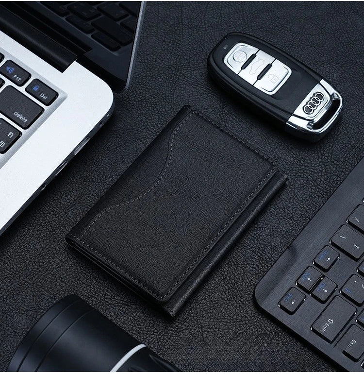 The Maverick MagSafe Leather Wallet Case