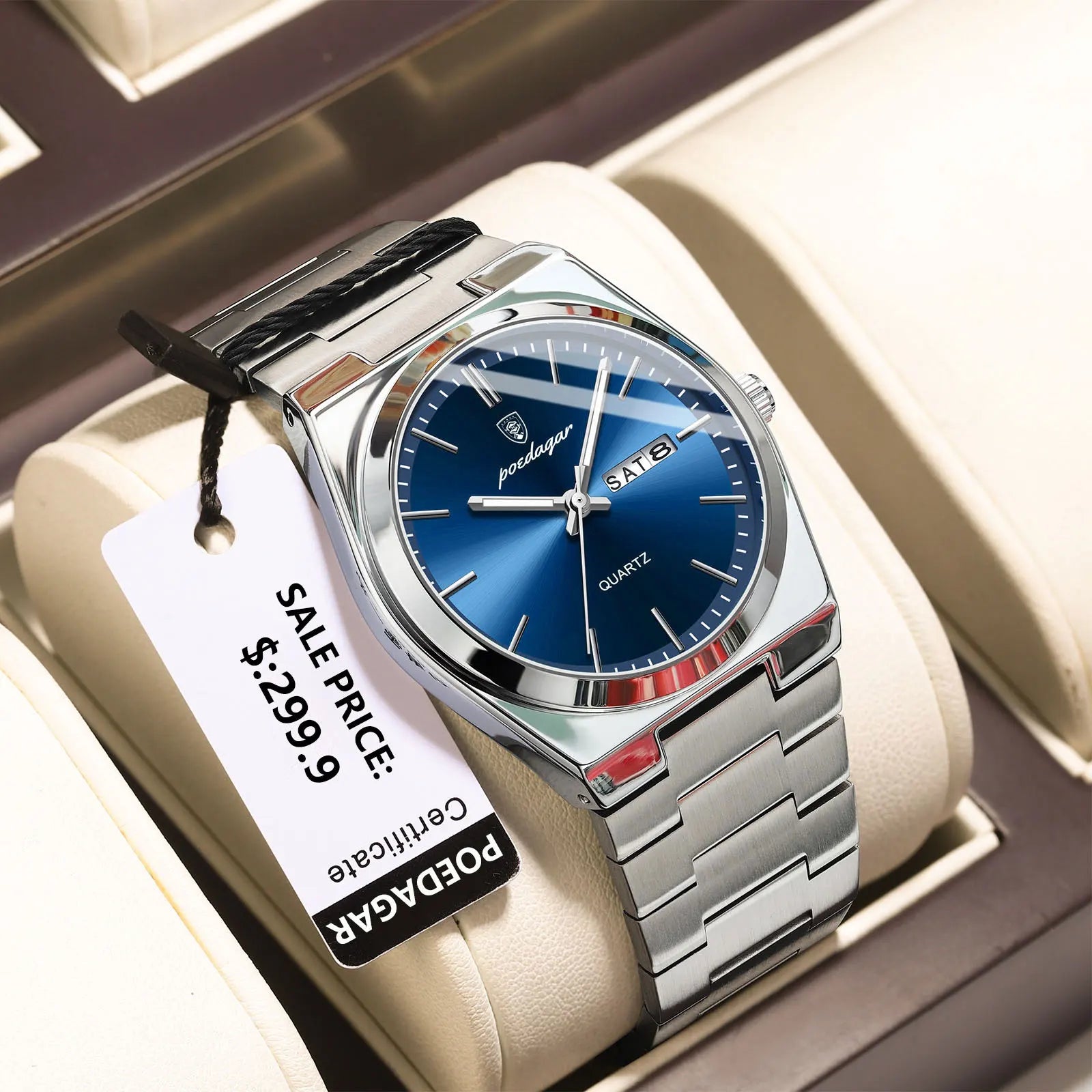 Signature Executive Watch & Bracelet Luxury Gift Set