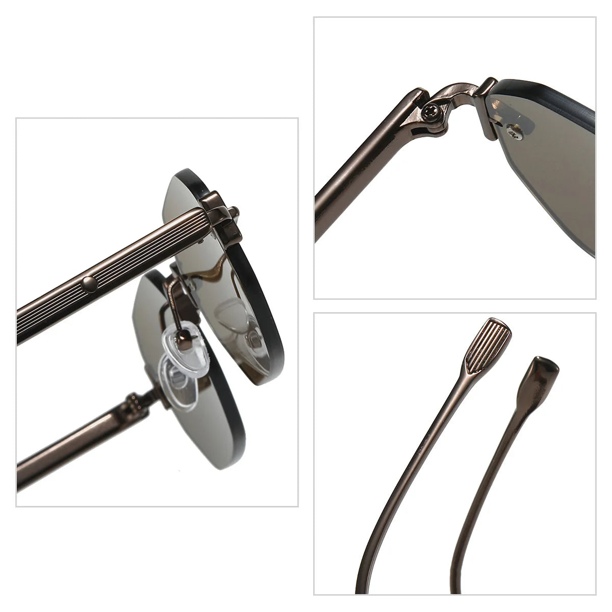 Signature Neo-Classic Rimless Sunglasses