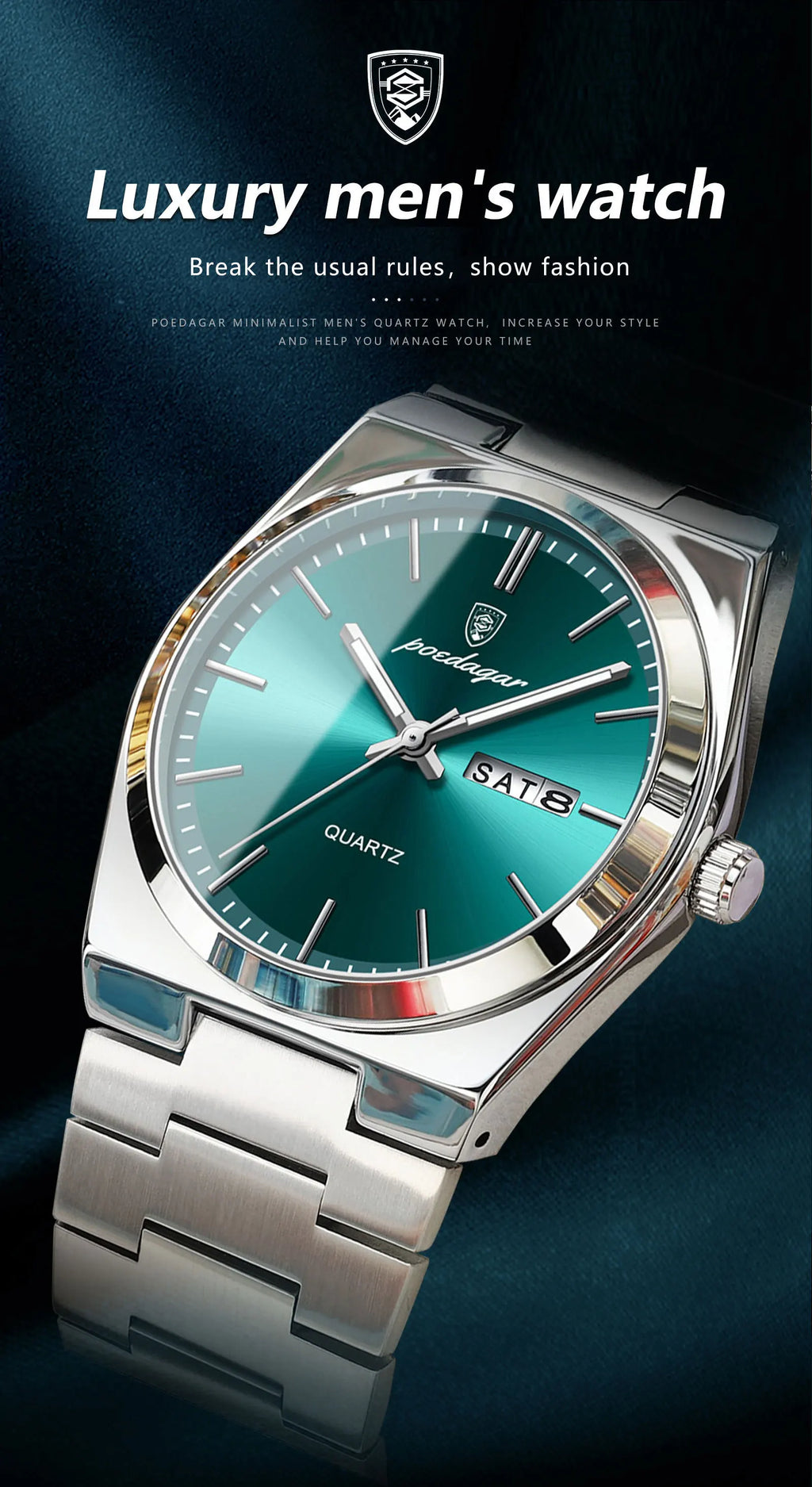Signature Executive Watch & Bracelet Luxury Gift Set