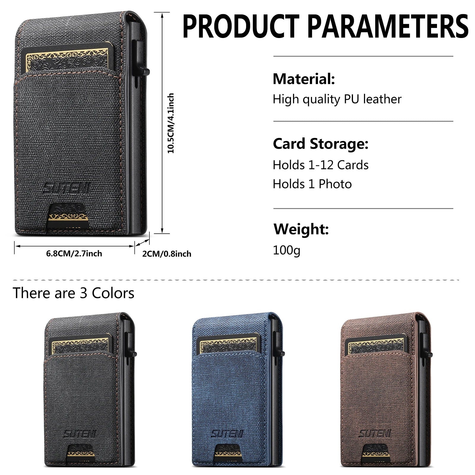 The Ascend Push-Out Leather Wallet