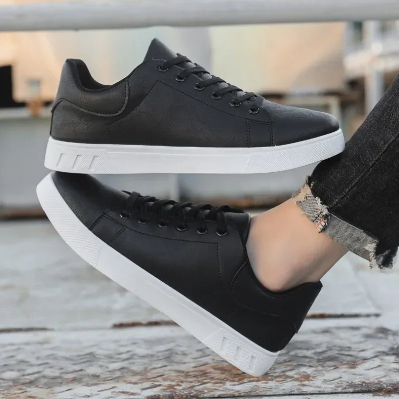 Signature Smart Casual Leather Sneakers for Men
