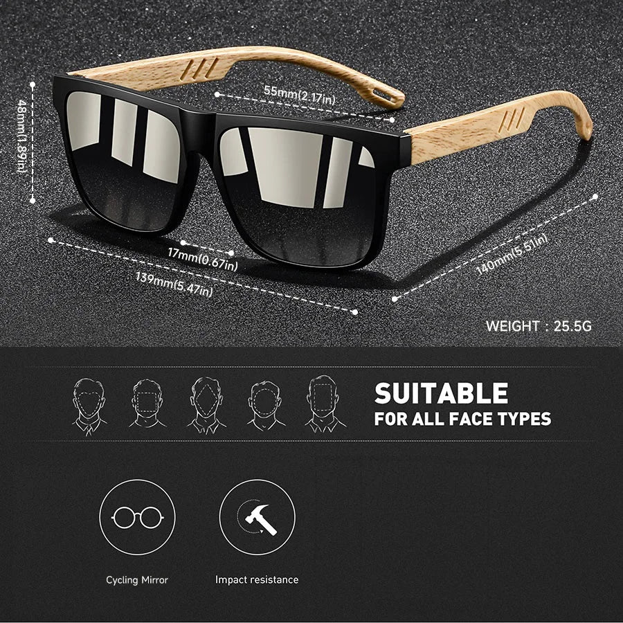 Signature Coastal Walnut Sunglasses
