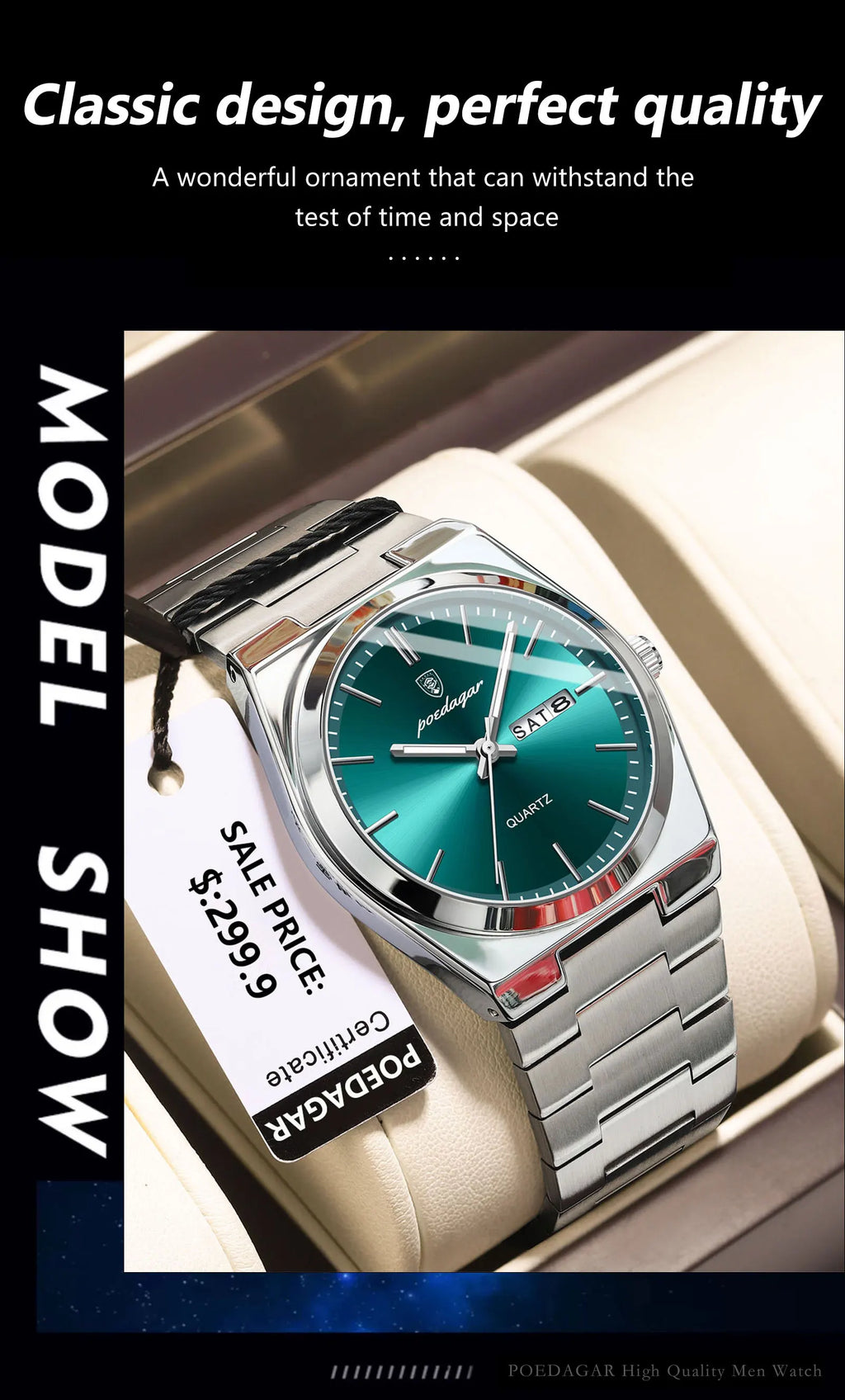 Signature Executive Watch & Bracelet Luxury Gift Set