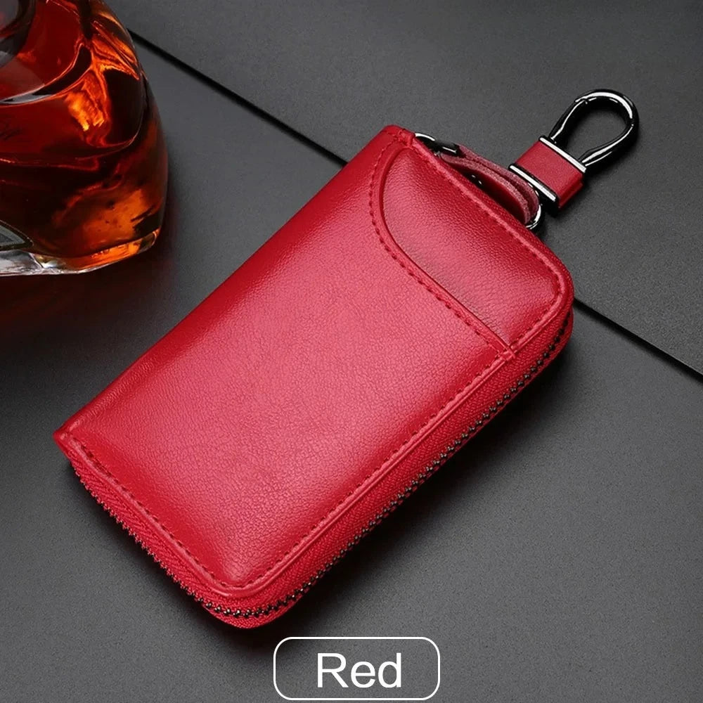 Signature Genuine Leather Key Organizer