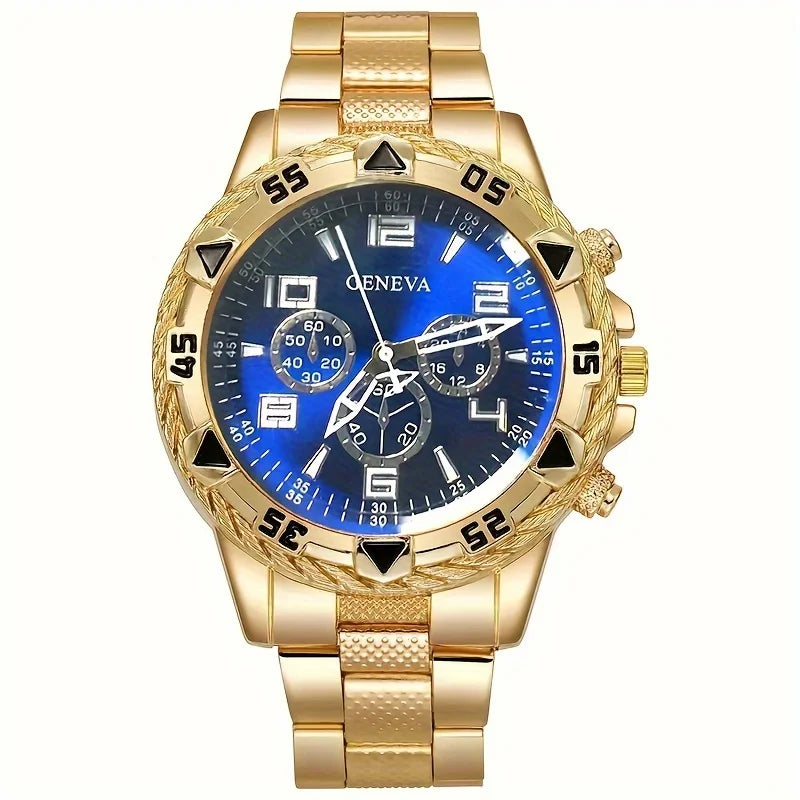 Signature Executive Watch & Bracelet Luxury Gift Set