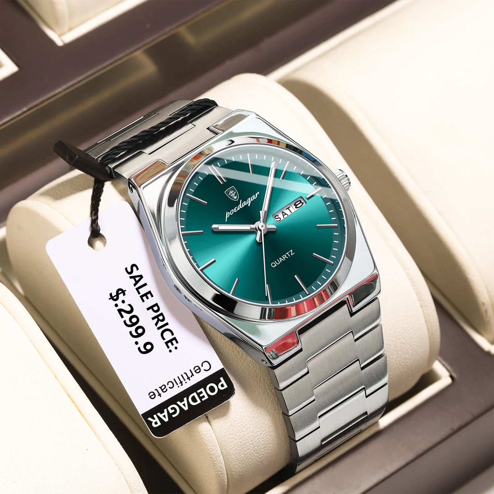 Signature Executive Watch & Bracelet Luxury Gift Set