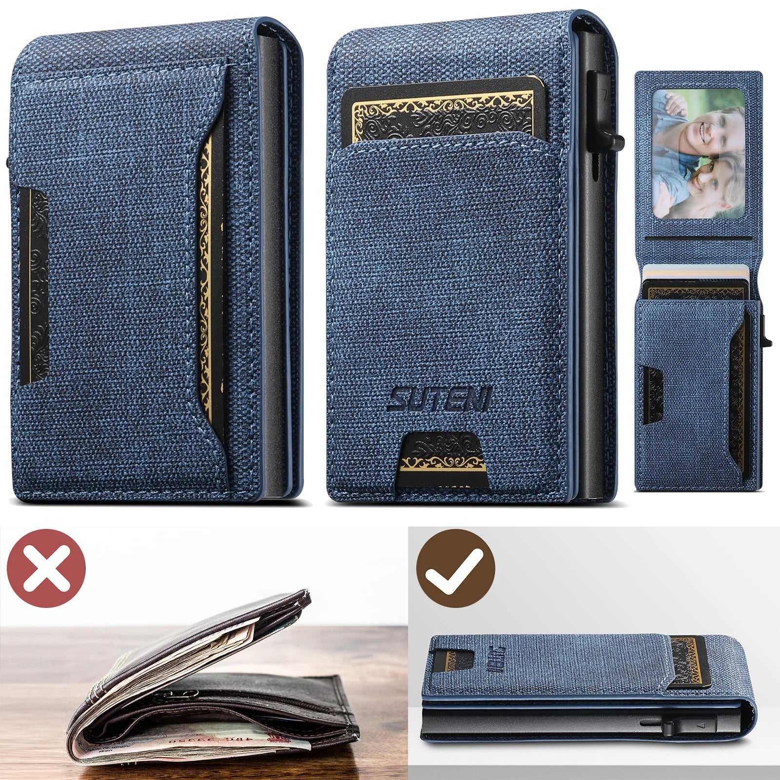 The Ascend Push-Out Leather Wallet