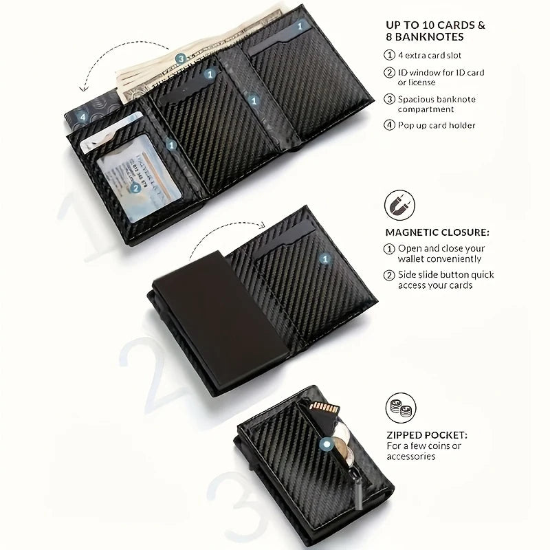 The Paradigm Pop-Up Zipper Wallet