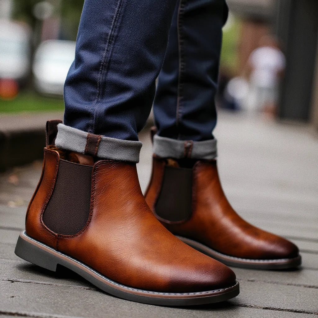 Signature Gentleman's Luxury Leather Chelsea Boots