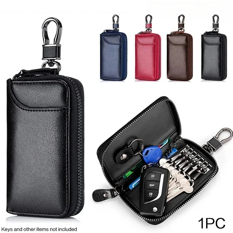 Signature Genuine Leather Key Organizer