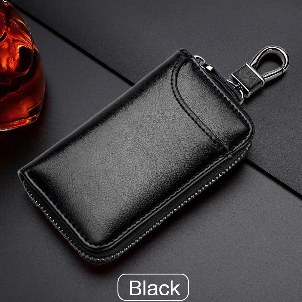 Signature Genuine Leather Key Organizer